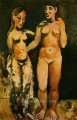 Deux femmes nues 2 1906s Abstract Nude